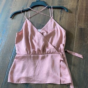 Express blush tank top XS